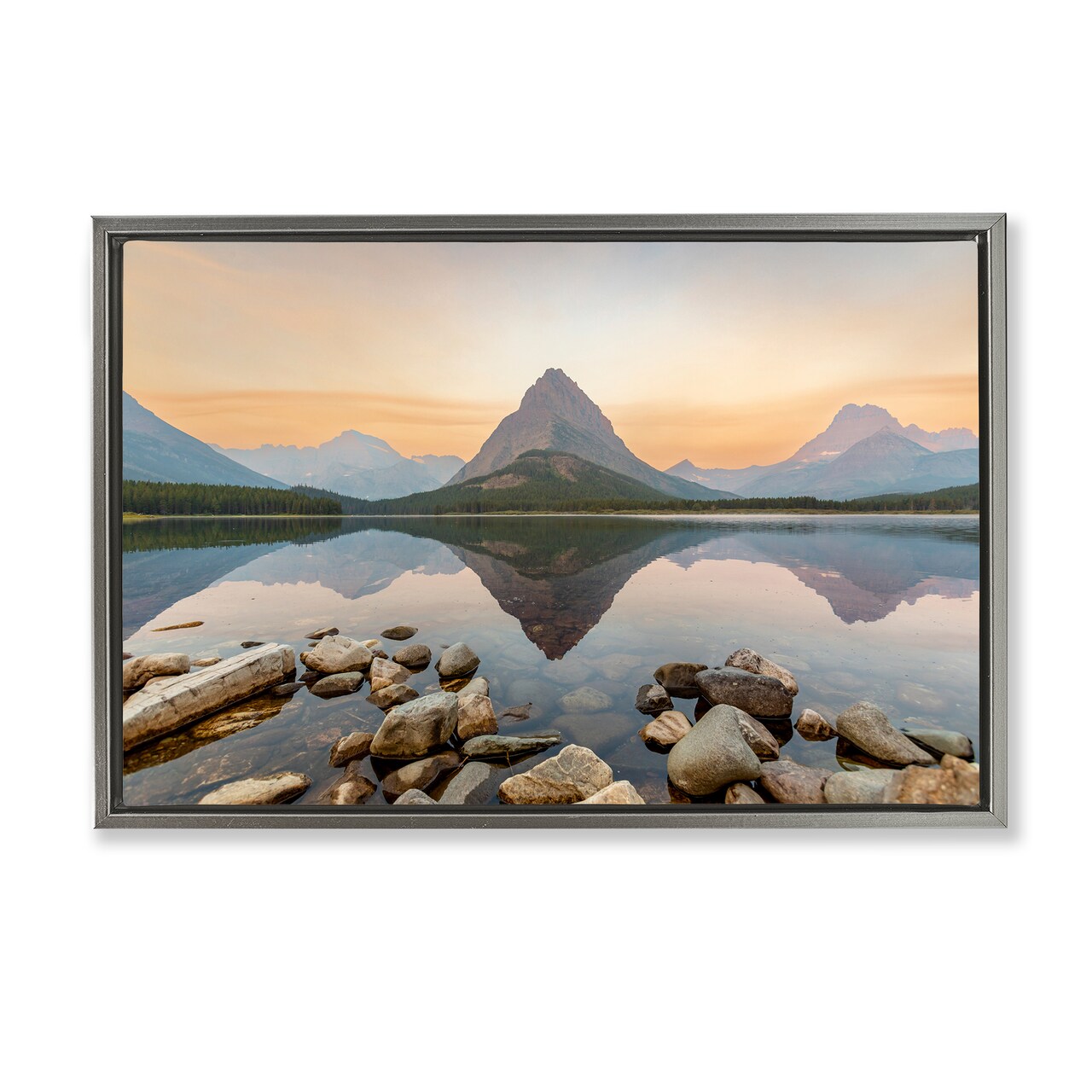 Stupell Industries National Park Central Mountain Floating Frame, design by Jeff Poe Photography